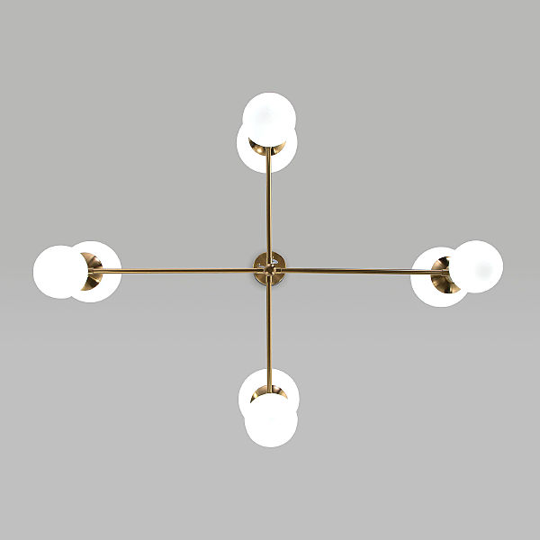 Подвесная люстра Bubble 30182/8 латунь Smart