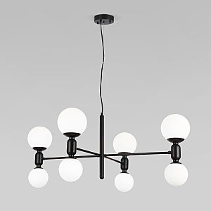 Подвесная люстра Bubble 30182/8 черный Smart