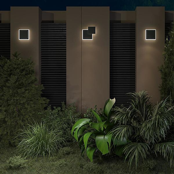 Уличный настенный светильник Smena 359165