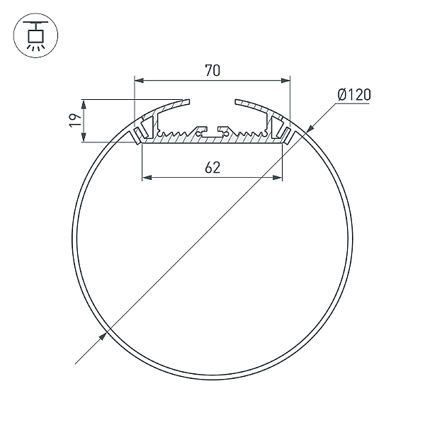 Профиль Sl-Round 020475