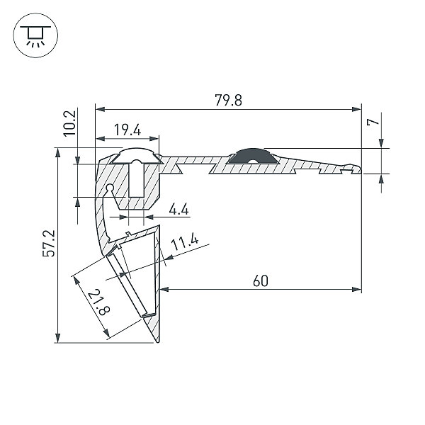 Профиль Arlight 023866