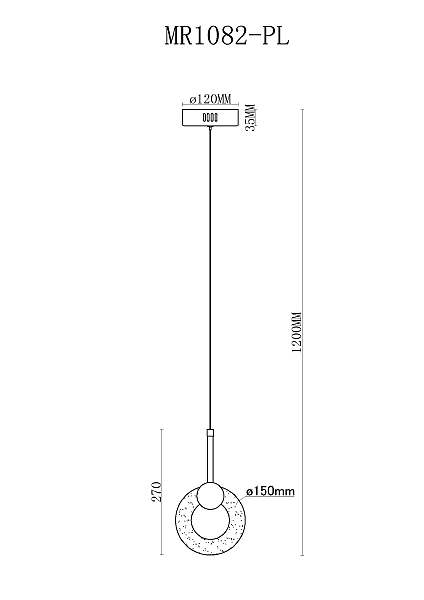 Светильник подвесной Lora MR1082-PL