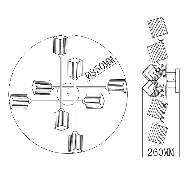 Потолочная люстра Олимпия 638011808