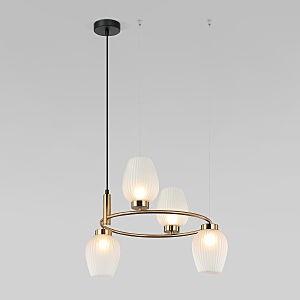 Подвесная люстра Alva 30183/4 латунь Smart