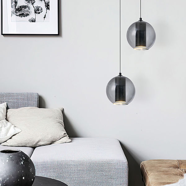 Светильник подвесной Cobble 50258/1 LED дымчатый