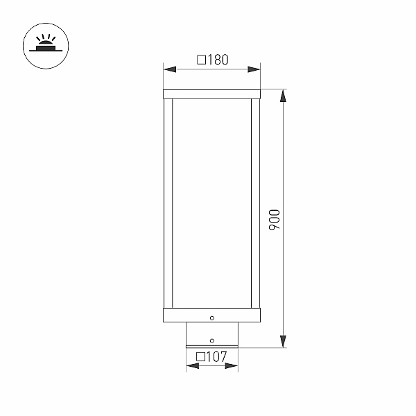 Уличный наземный светильник Arlight 021805