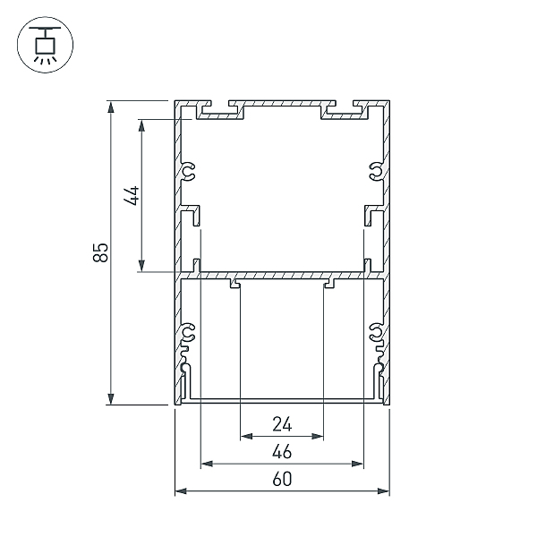 Профиль Arlight 036138