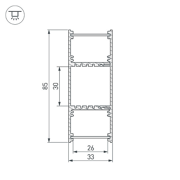 Профиль Arlight 036341