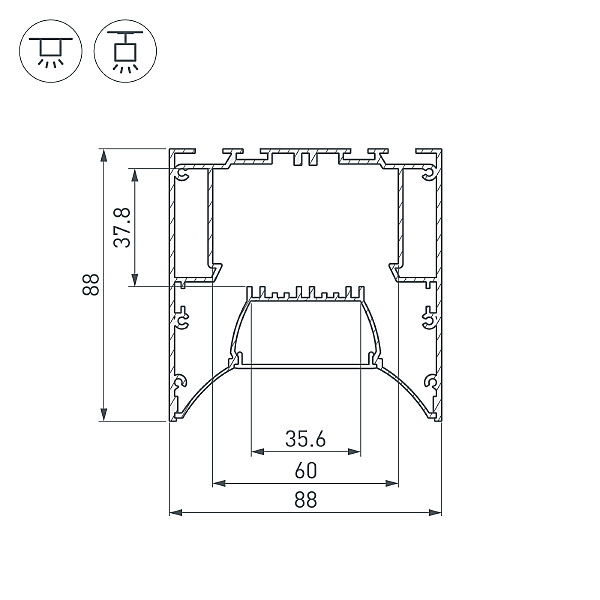 Профиль Arlight 036363
