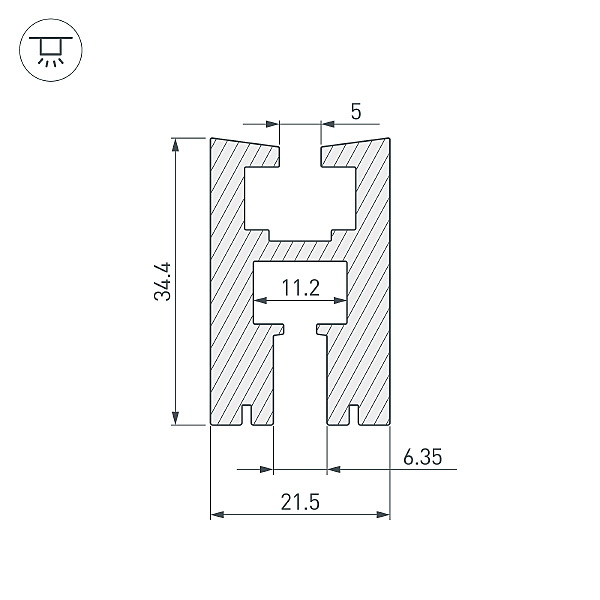 Профиль Arlight 013208
