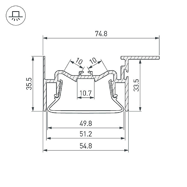 Профиль Arlight 035770