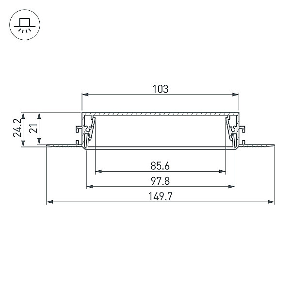 Профиль Arlight 034987