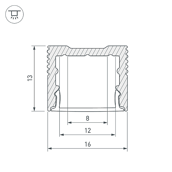 Профиль Arlight 037108