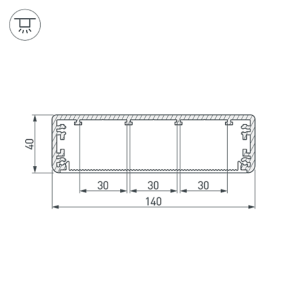 Профиль Линейный Свет 016988
