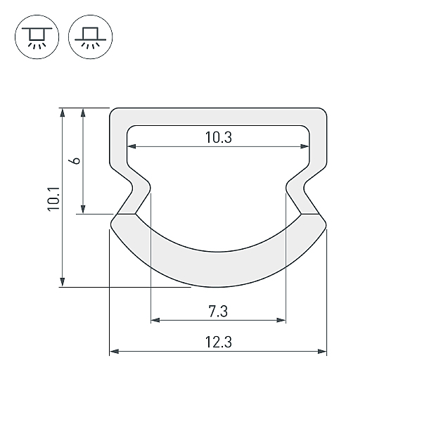 Профиль Arlight 023303