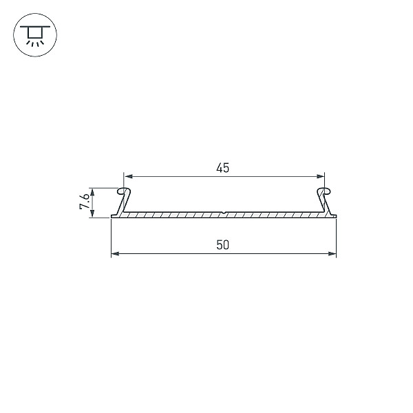 Профиль Линейный Свет 016990