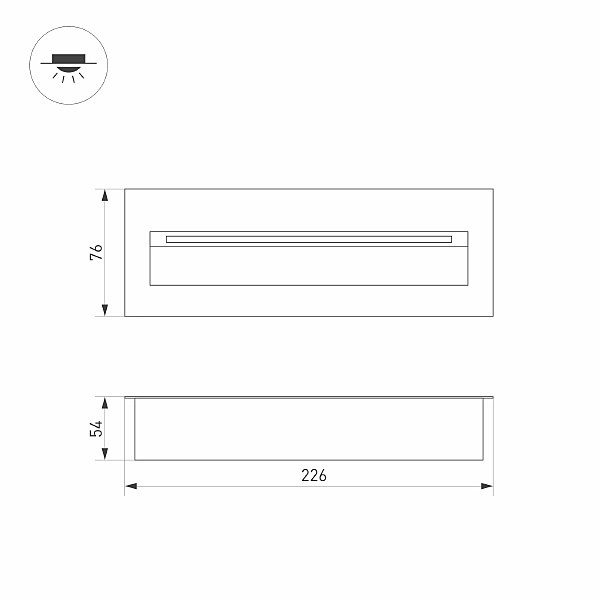 Подсветка для ступеней TRAIL 029964