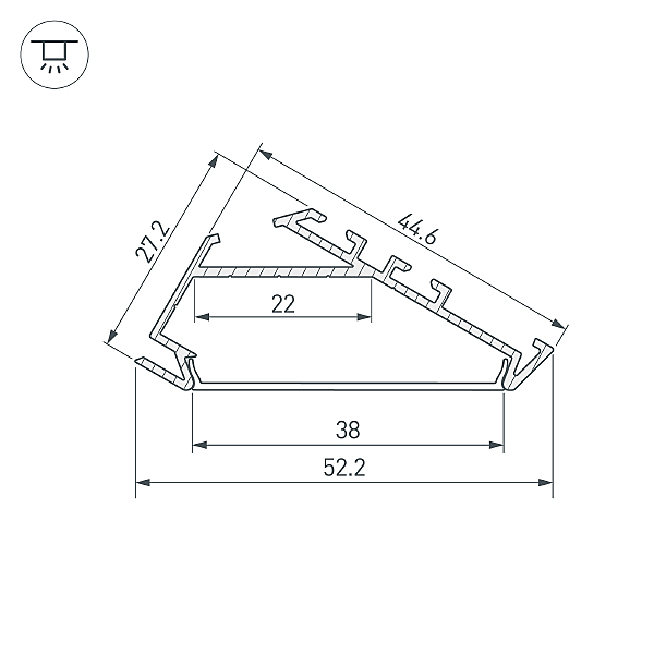 Профиль Klus-P45 025469