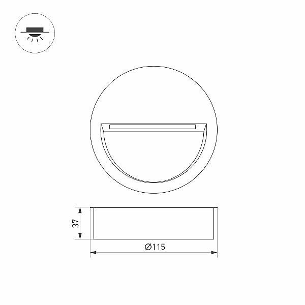 Подсветка для ступеней Arlight 029962
