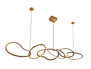 Подвесная люстра 15320 15326/S Champagne gold