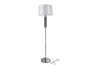 Торшер 4400 4401/FL black glossy без абажура нестандарт