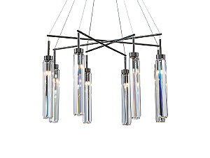 Подвесная люстра 4520 4524+4/S black glossy