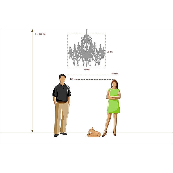 Подвесная люстра Chiaro Барселона 313012418