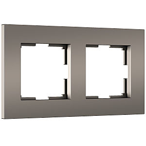 Рамка Werkel W0022963/ Рамка на 2 поста Slab (бронза матовый)