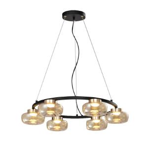 Подвесная люстра Madison 0702CL-6BK