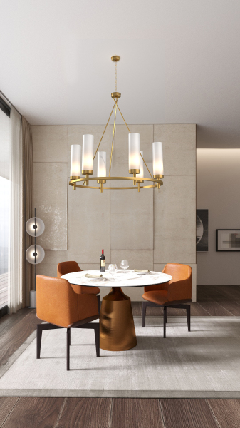 Подвесная люстра Madison 0882CL-6GD