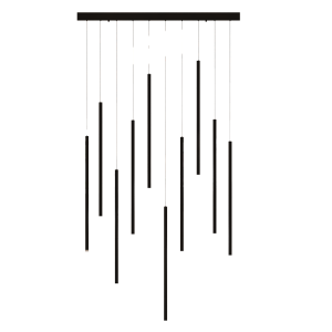 Подвесная люстра Medelina 0853CL-30BK