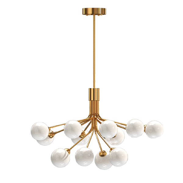 Люстра на штанге Lola 0856CL-12CO