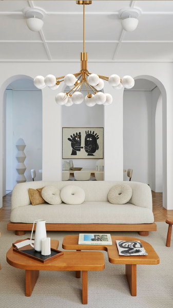 Люстра на штанге Lola 0856CL-18CO