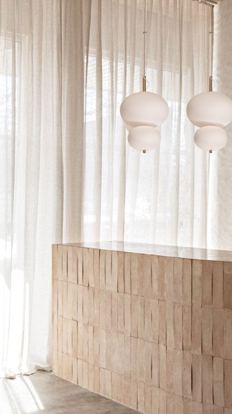 Светильник подвесной Kameliya 0915PL-2AB