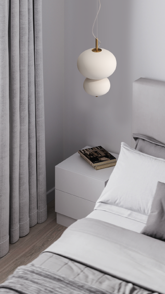 Светильник подвесной Kameliya 0915PL-2AB