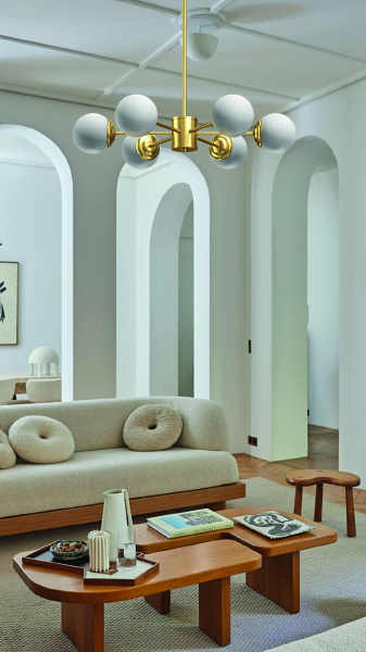 Люстра на штанге Lola 0922CL-6AB