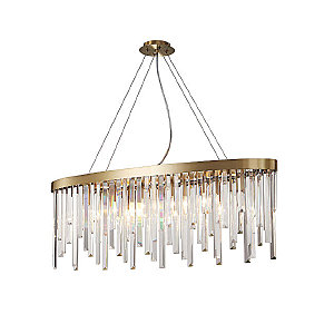 Подвесная люстра Dzhillian LH0048/6PO-BR-CL