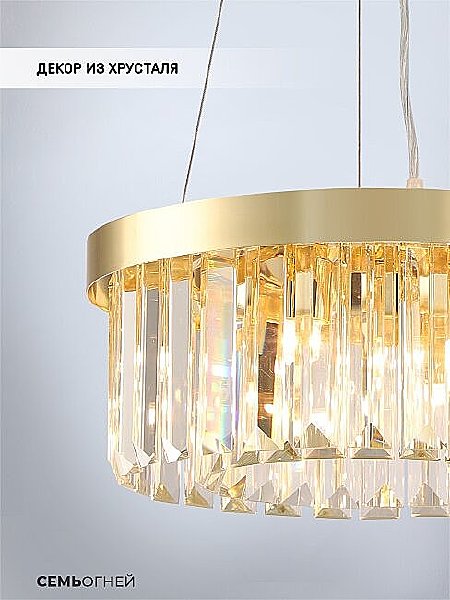 Подвесная люстра Daneil LH0057/6P-GD-CL