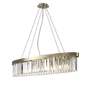 Подвесная люстра Daneil LH0057/6PO-BR-CL