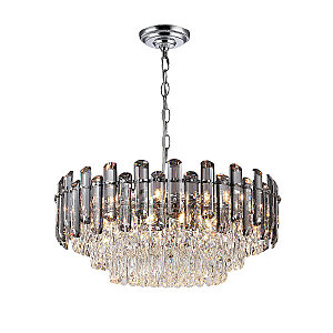 Подвесная люстра Iterri LH0061/12P-CR-SMK-CL