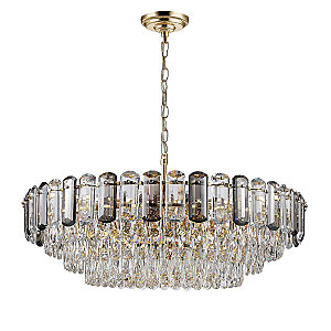 Подвесная люстра Bernat LH0062/18P-GD-SMK-CL