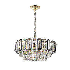 Подвесная люстра Bernat LH0062/8P-GD-SMK-CL