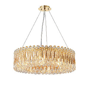 Подвесная люстра Dzhudita LH0064/8P-GD-CL