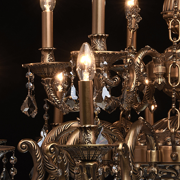 Хрустальная люстра Chiaro Габриэль 491010918