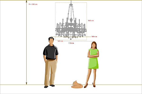 Хрустальная люстра Chiaro Габриэль 491010918