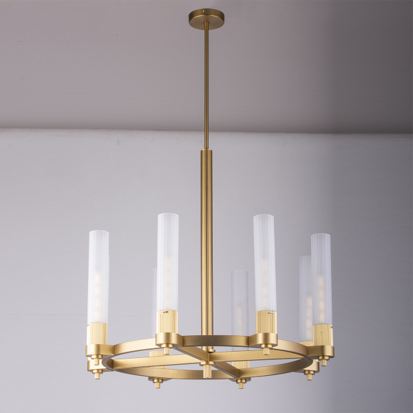 Люстра на штанге MD2314 MD2314-8A antique brass