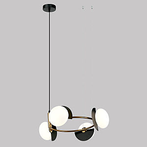 Подвесная люстра Moity 70150/4 черный/латунь