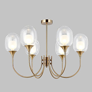 Потолочная люстра Spritz 70217/6 латунь Smart