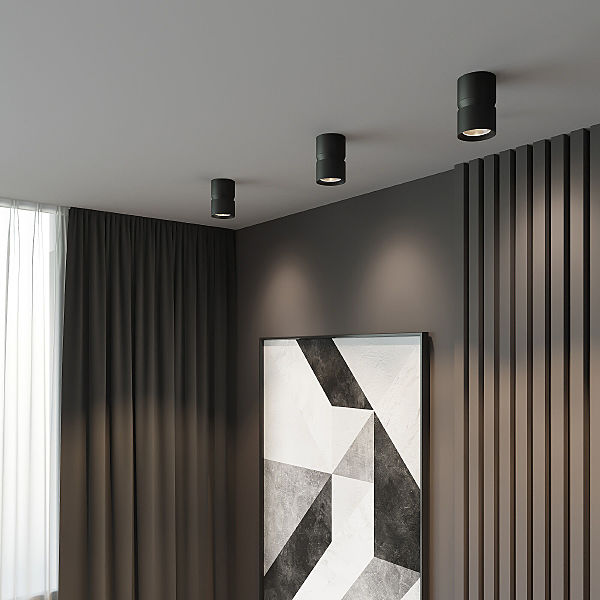 Накладной светильник Kayo 25049/LED 12W 4000К чёрный