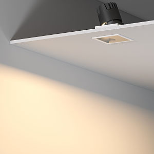 Встраиваемый светильник Inline 25091/LED 10W 3000K белый/хром